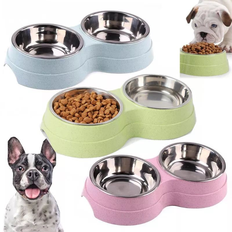 Dog Bowls Food Water Feeder