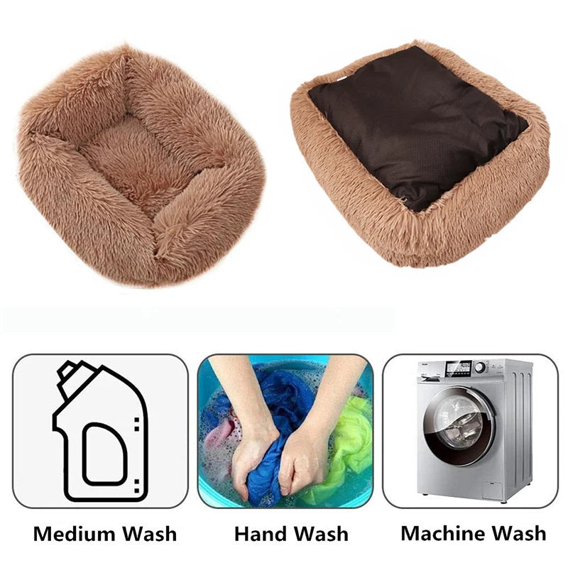 Plush Dog Bed Winter Warm Mat