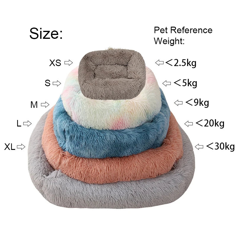 Plush Dog Bed Winter Warm Mat