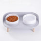 Plastic Double Bowls Water Food For Dogs